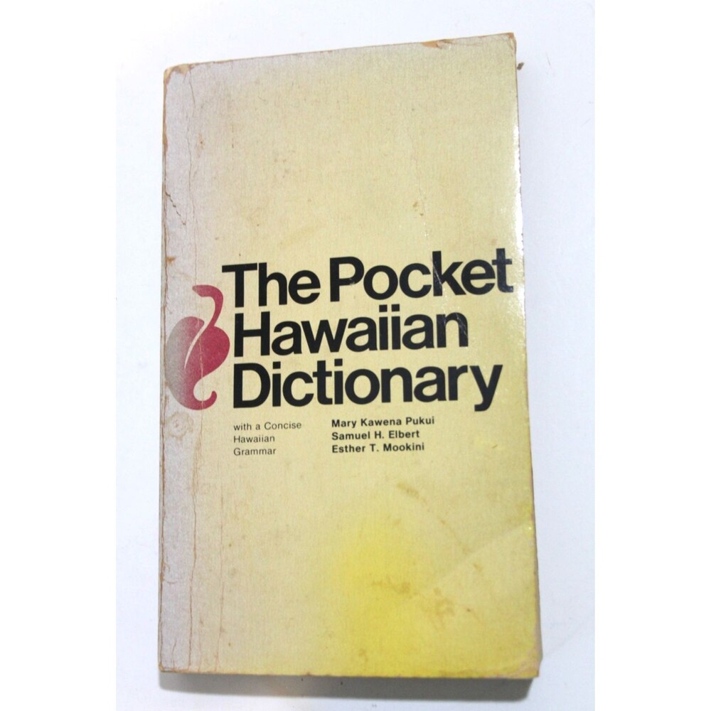 Pocket Hawaiian Dictionary 1975 Concise Hawaiian Grammar Vintage PB Language
